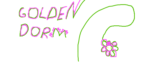 Hand-drawn Golden Dorm cover